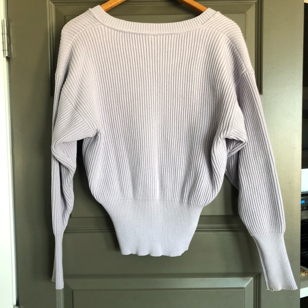Lilac Free People Sweater - Picture 2 of 3